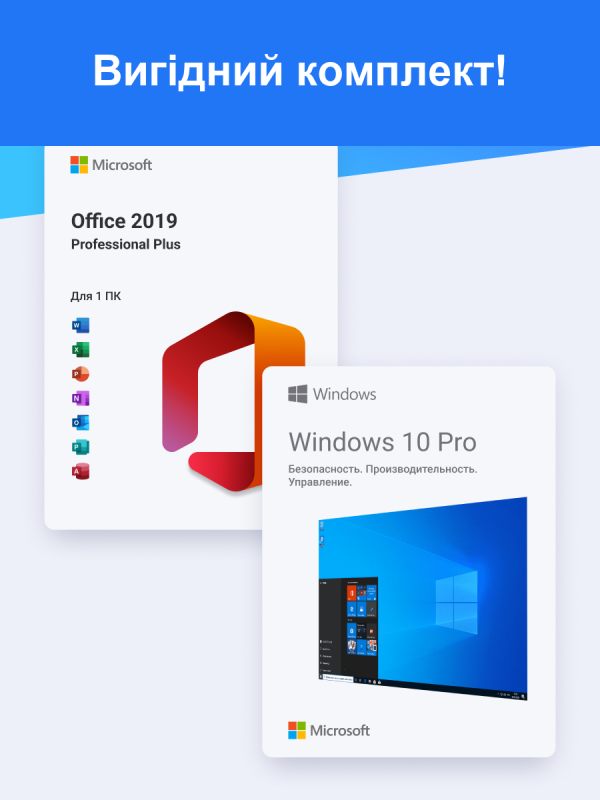 Windows 10 Pro + Office 2019 Pro Plus
