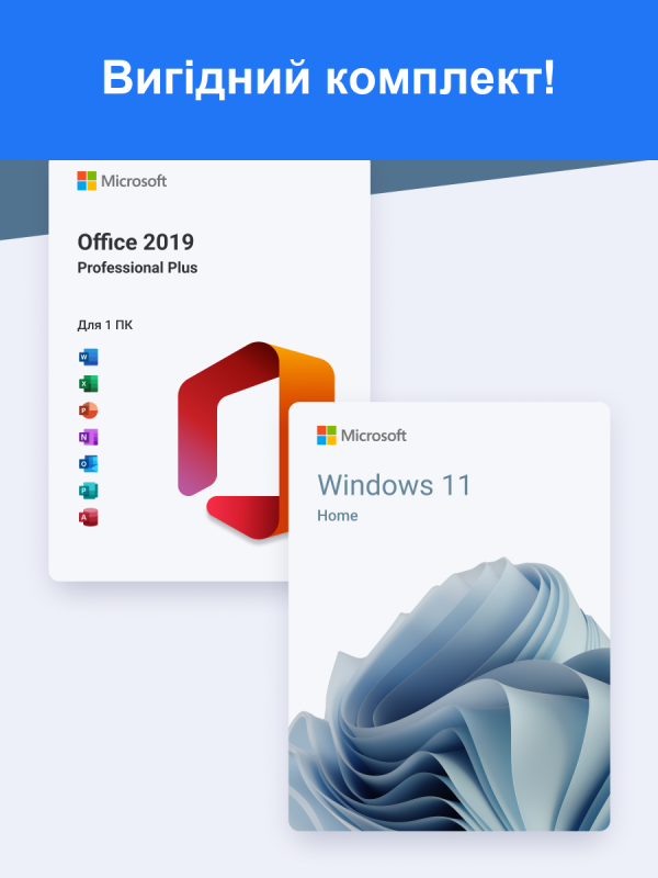 Windows 11 Home + Office 2019 Pro Plus